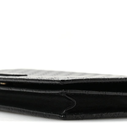 Gucci Microguccissima Crossbody Wallet Black 9 of 10