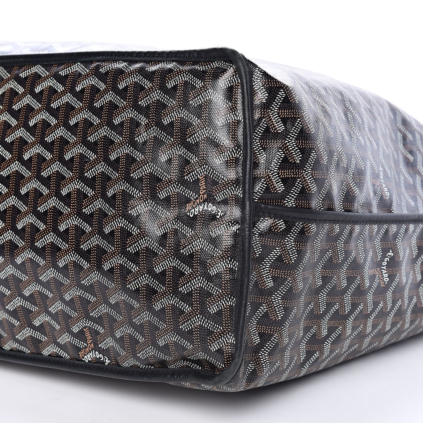 Goyardine Reversible Anjou GM Black