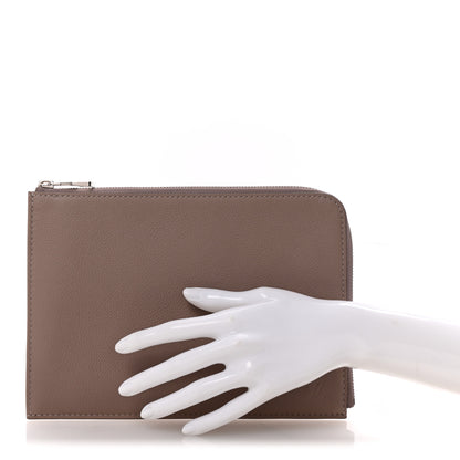 Louis Vuitton Calfskin Pochette Jour PM Taupe 3 of 14
