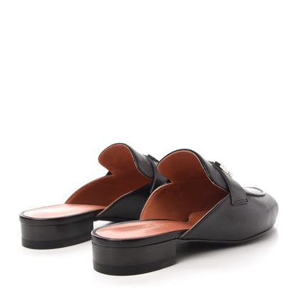 Hermes Goatskin Trocadero Mule 37 Black 4 of 9