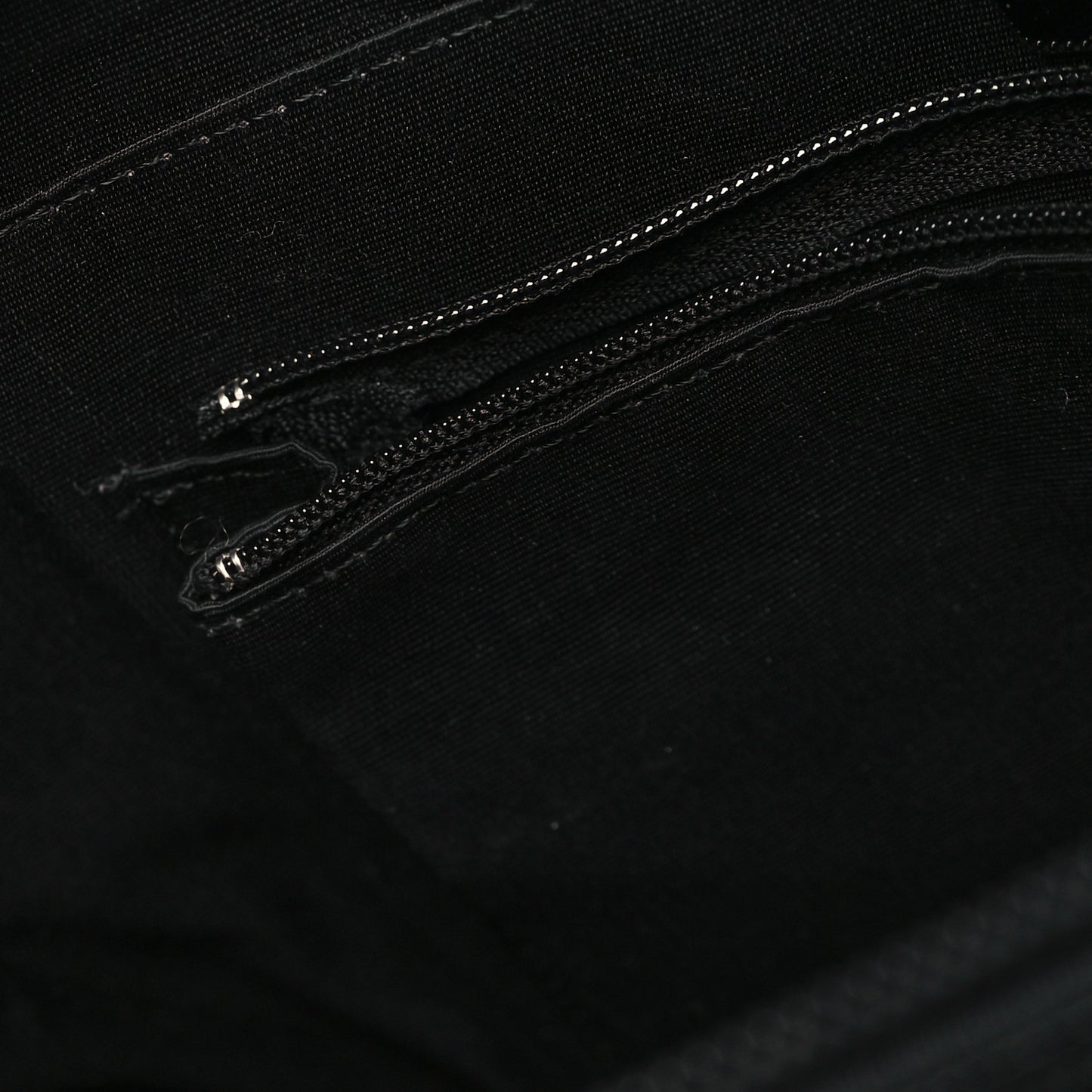 Canvas House Check Small Tote Black