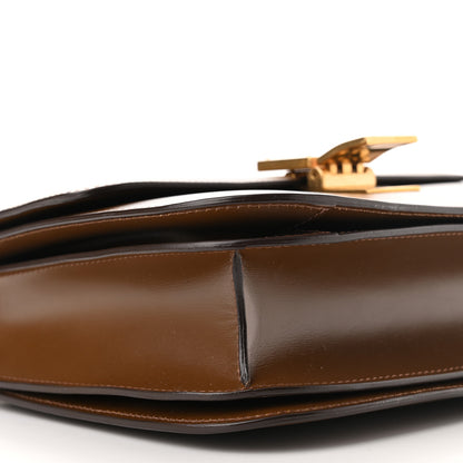 Celine Box Calfskin Medium Classic Box Flap Bag Camel 9 of 10