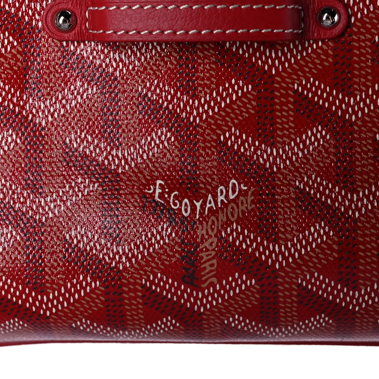Goyardine Saigon Mini Red