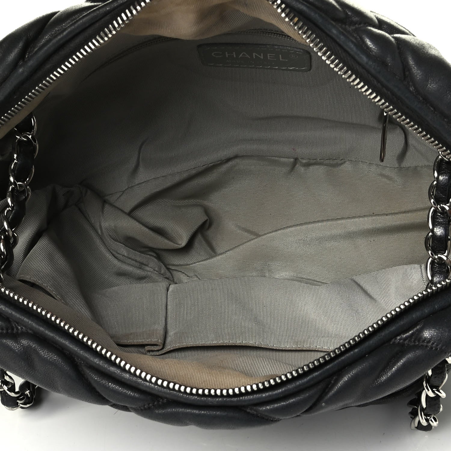 Chanel Lambskin Bubble Quilt Camera Case Black 4 of 6