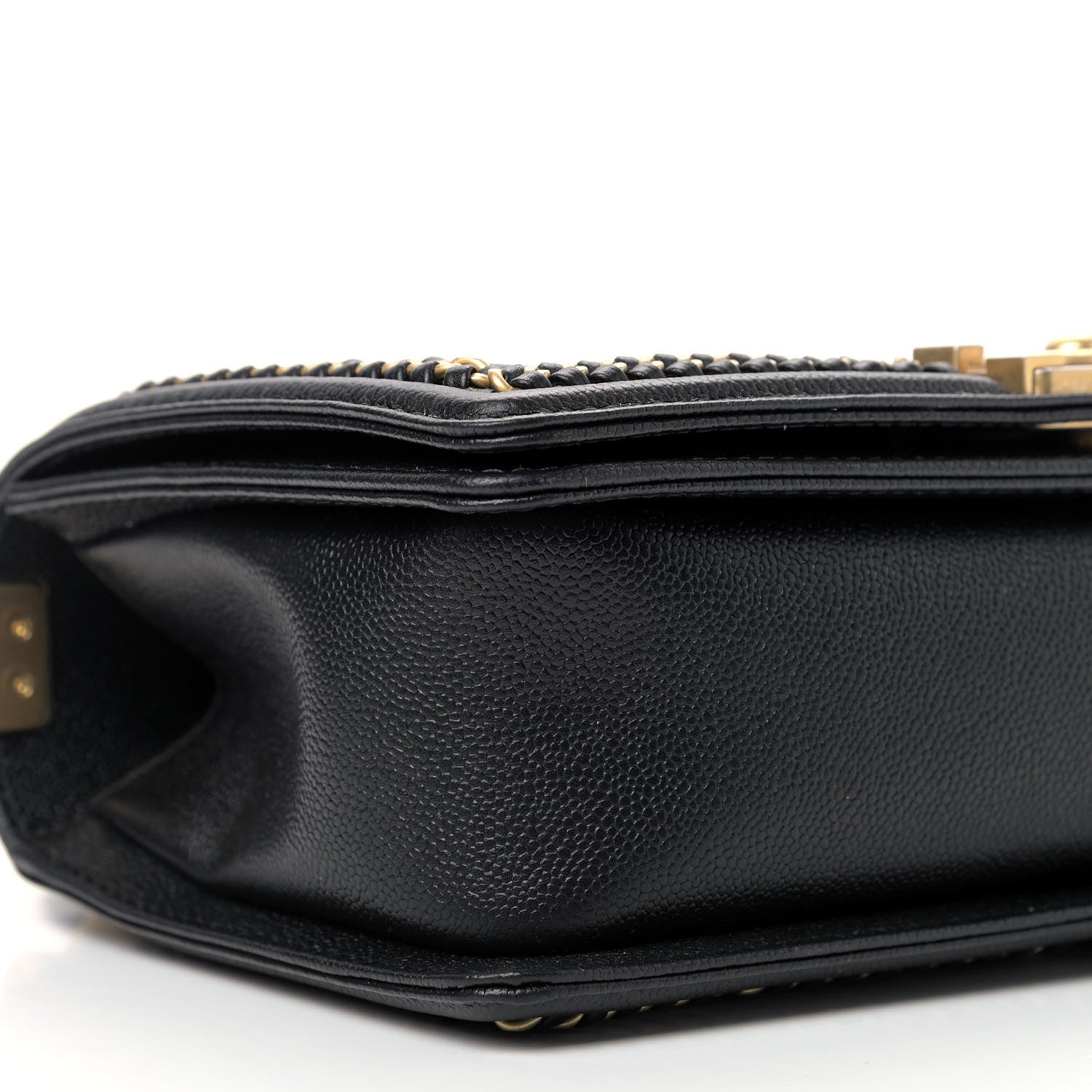 Chanel Caviar Quilted Medium Chain Around Boy Flap Black 8 of 9