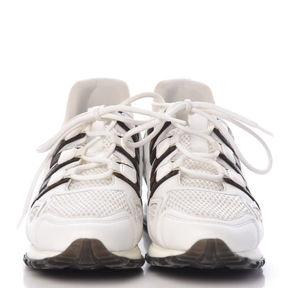 Louis Vuitton Calfskin Monogram Run Away Sneakers 38 White 2 of 14