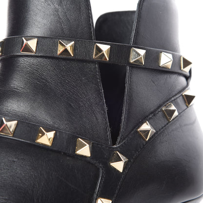 Valentino Garavani Calfskin Rockstud Double Buckle 65mm Ankle Boots 36 Black 14 of 16