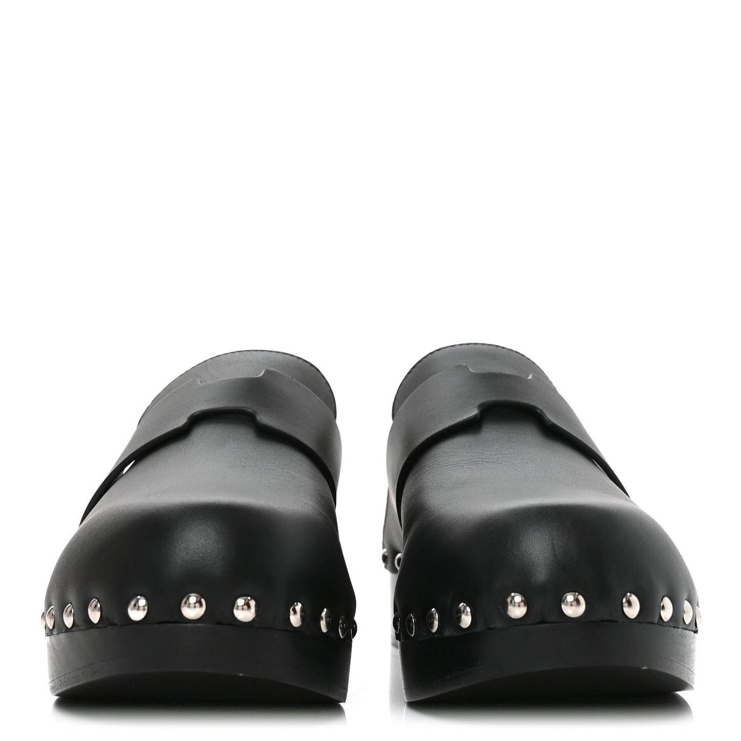 Calfskin Calya Mules 37 Black
