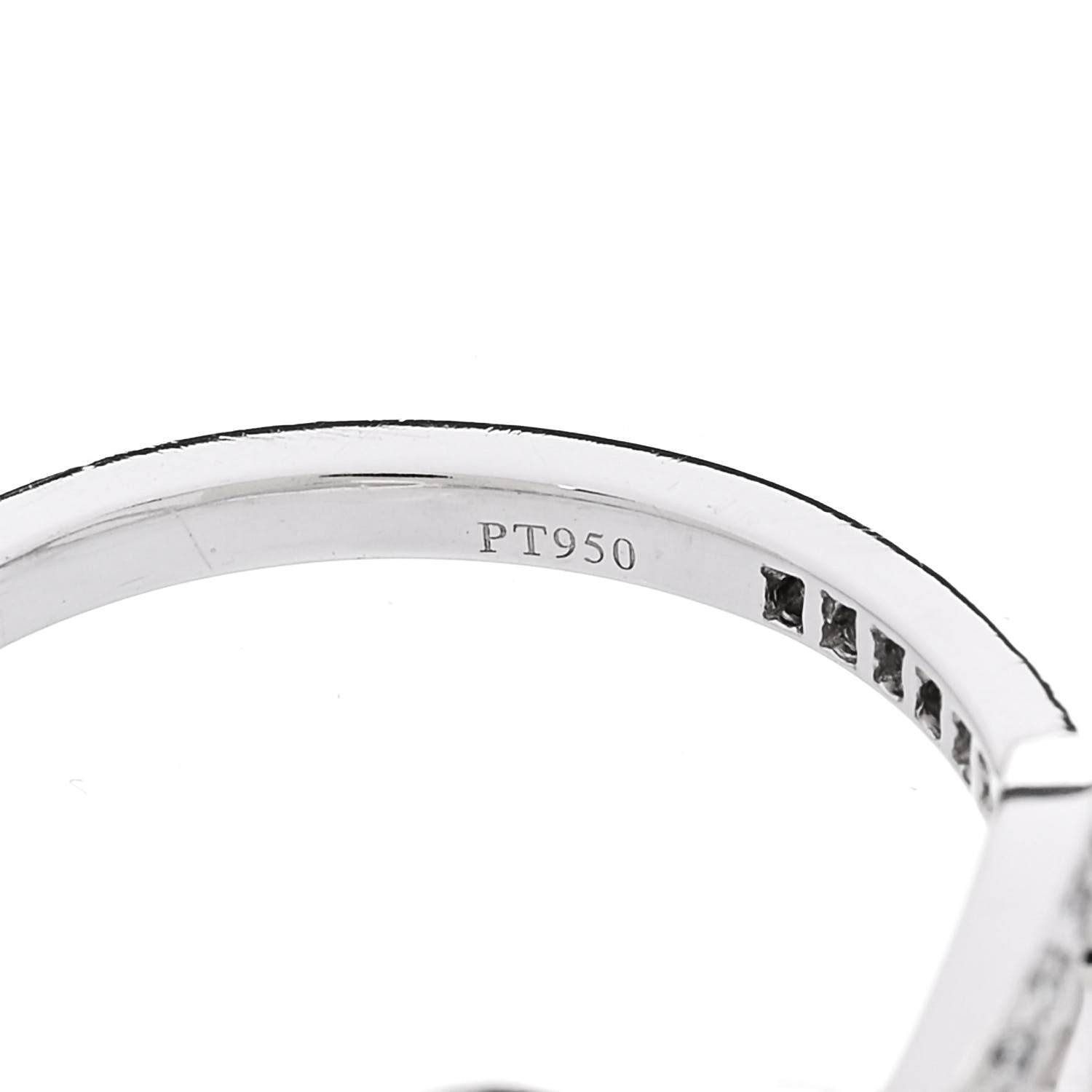 Tiffany Platinum Diamond Infinity Ring 49 5 5 of 6