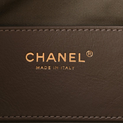 Chanel Suede Quilted Mini Chanel 25 Handbag Dark Grey 6 of 10