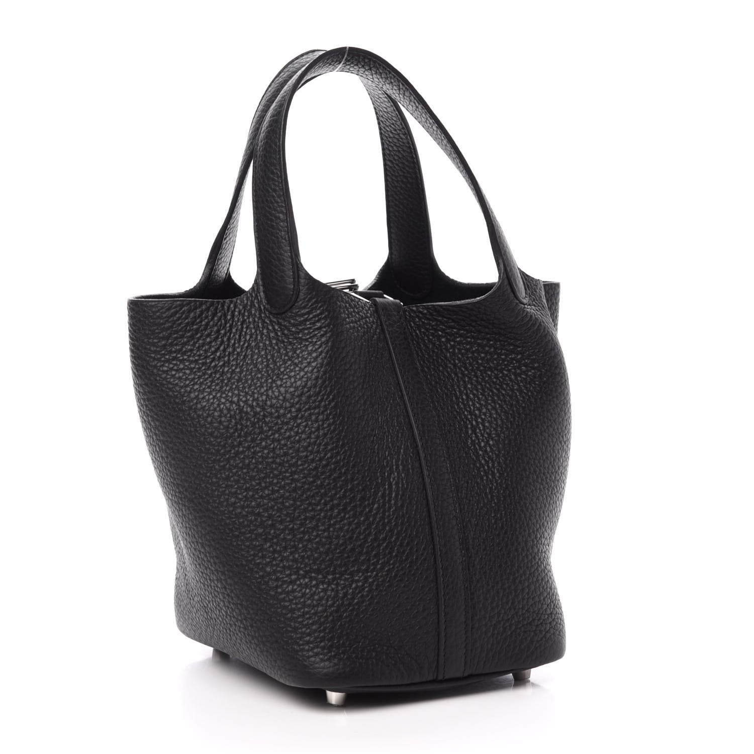 Hermes Taurillon Clemence Picotin Lock 18 PM Black 3 of 11