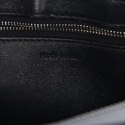 Celine Textured Calfskin Small Bi-Color Edge Shoulder Bag Black Cream 6 of 11
