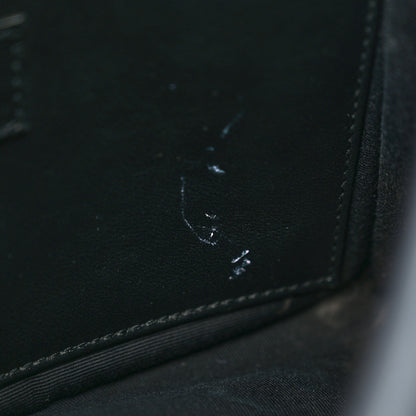 Saint Laurent Crinkled Calfskin Matelasse Monogram Baby Niki Chain Satchel Navy 11 of 11