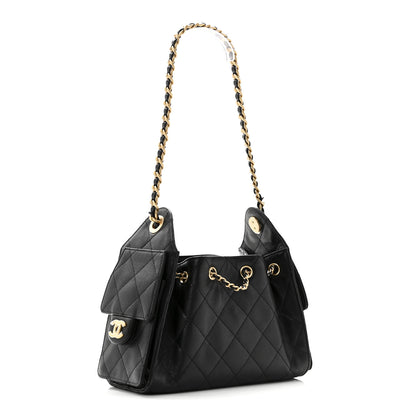 Chanel Caviar Quilted Mini Chanel 25 Handbag Black 3 of 10