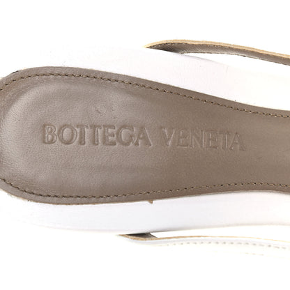 Bottega Veneta Lambskin Stretch Multi Strap 90mm Sandals 38 Optic White 7 of 7