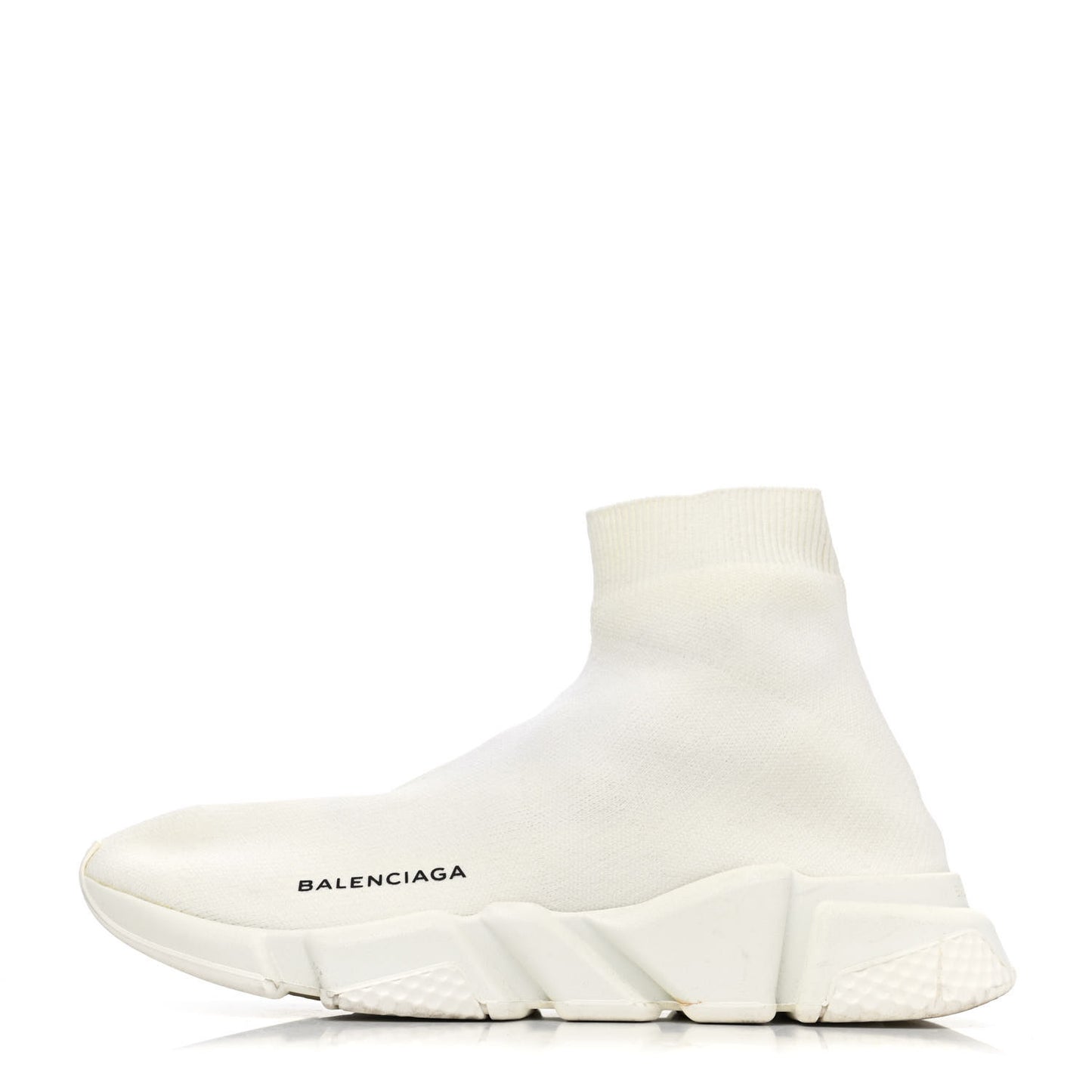 Neoprene Knit Womens Speed Sneakers 40 White