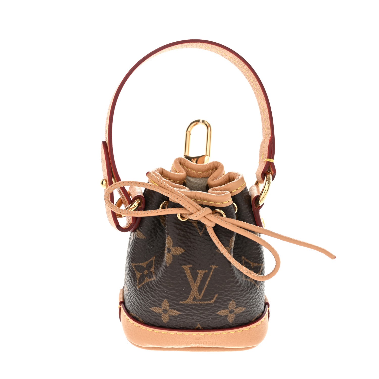 Louis Vuitton Monogram Micro Noe Bag Charm Key Ring 1 of 5
