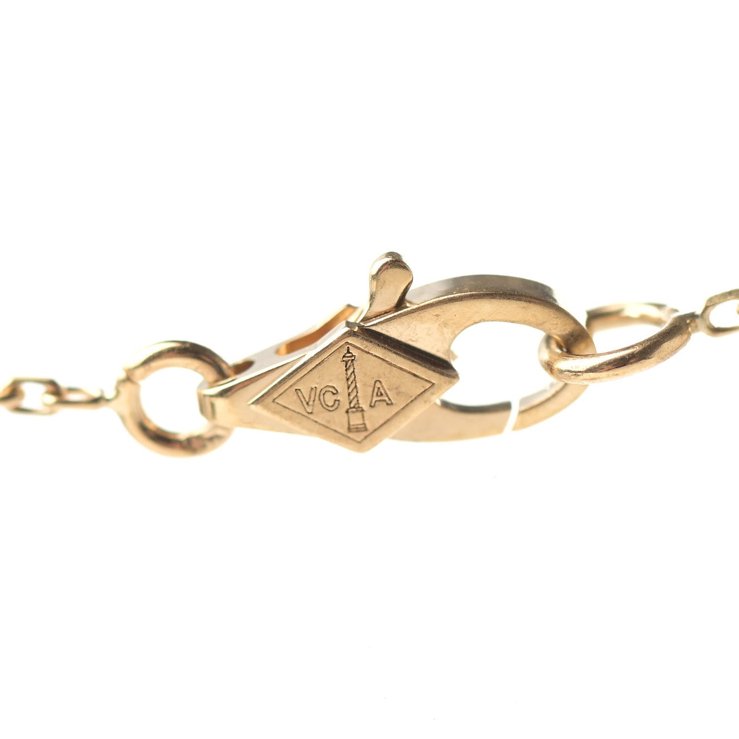 Van Cleef & Arpels 18K Yellow Gold Diamond Mini Frivole Pave Bracelet 5 of 7