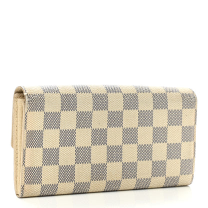 Louis Vuitton Damier Azur Sarah Wallet 3 of 10