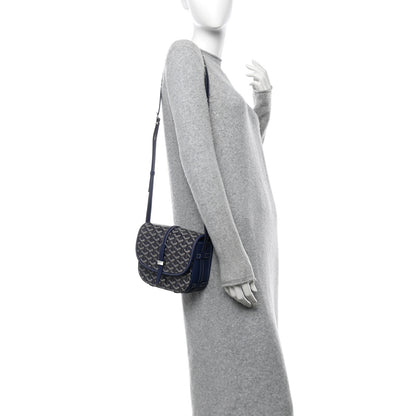 Goyard Goyardine Belvedere II MM Messenger Bag Navy 2 of 9