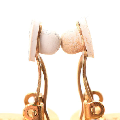 Chanel Metal CC Turnlock Clip On Earrings Gold 5 of 6