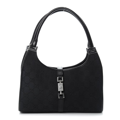 Gucci Monogram Small Bardot Black 1 of 16