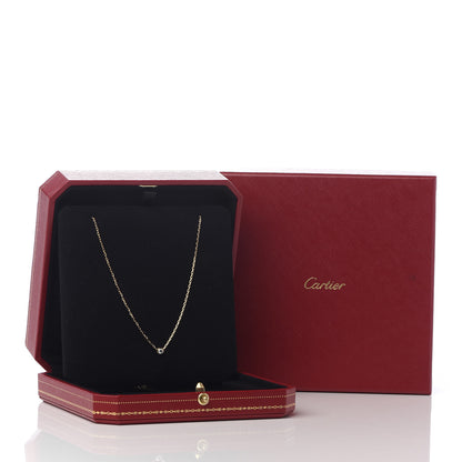 Cartier 18K Yellow Gold Diamond SM D'Amour Pendant Necklace 6 of 6