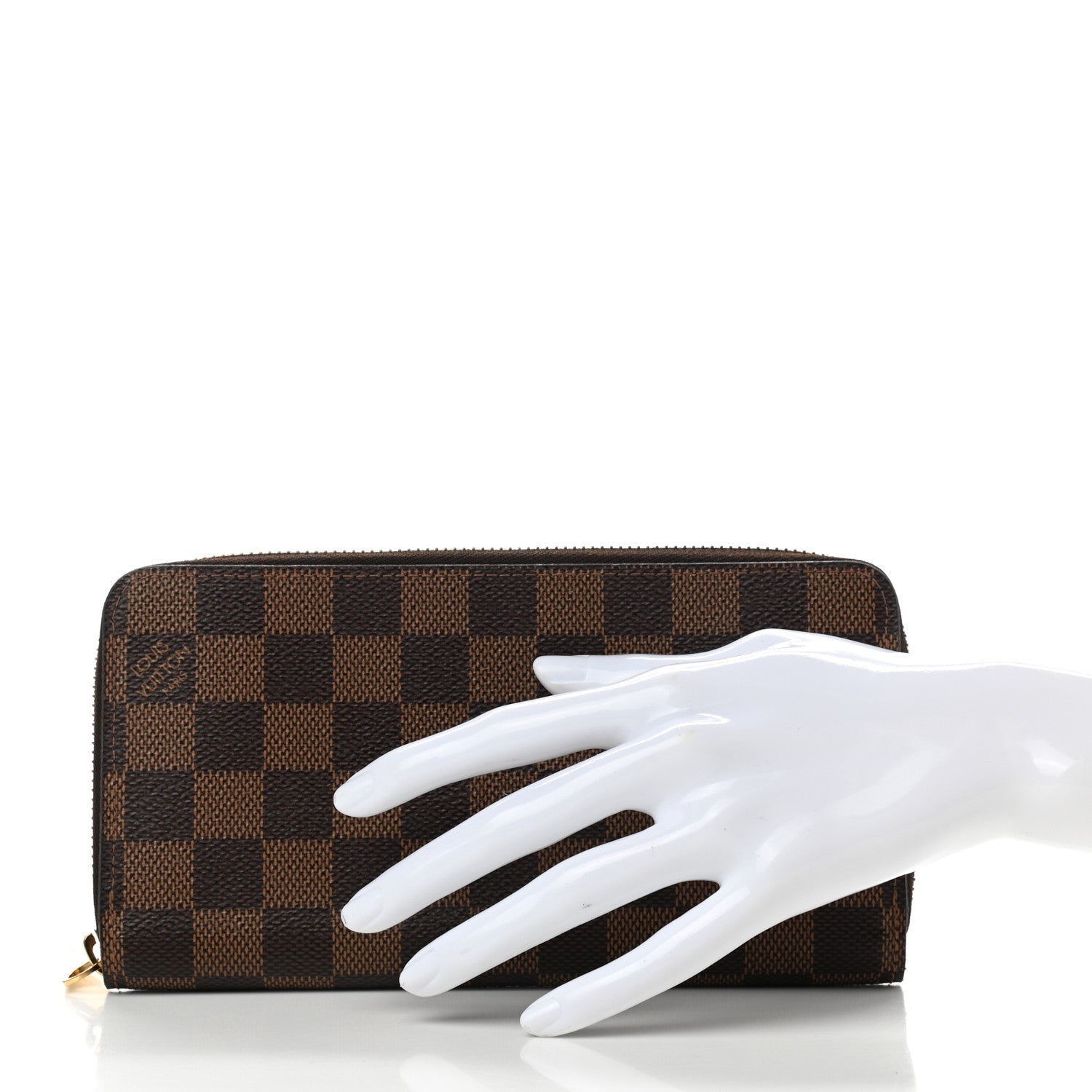 Louis Vuitton Damier Ebene Zippy Wallet 2 of 7