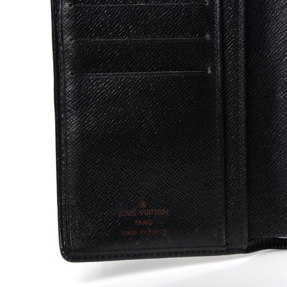 Louis Vuitton Epi French Purse Wallet Black 6 of 6