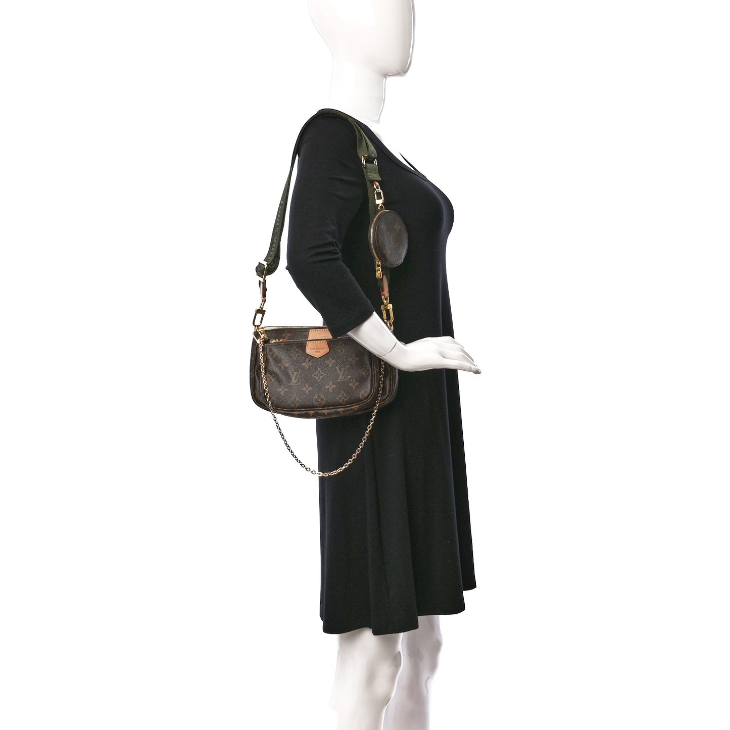 Monogram Multi Pochette Accessories Kaki