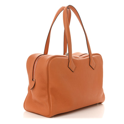 Hermes Taurillon Clemence Victoria II 35 Orange 3 of 10