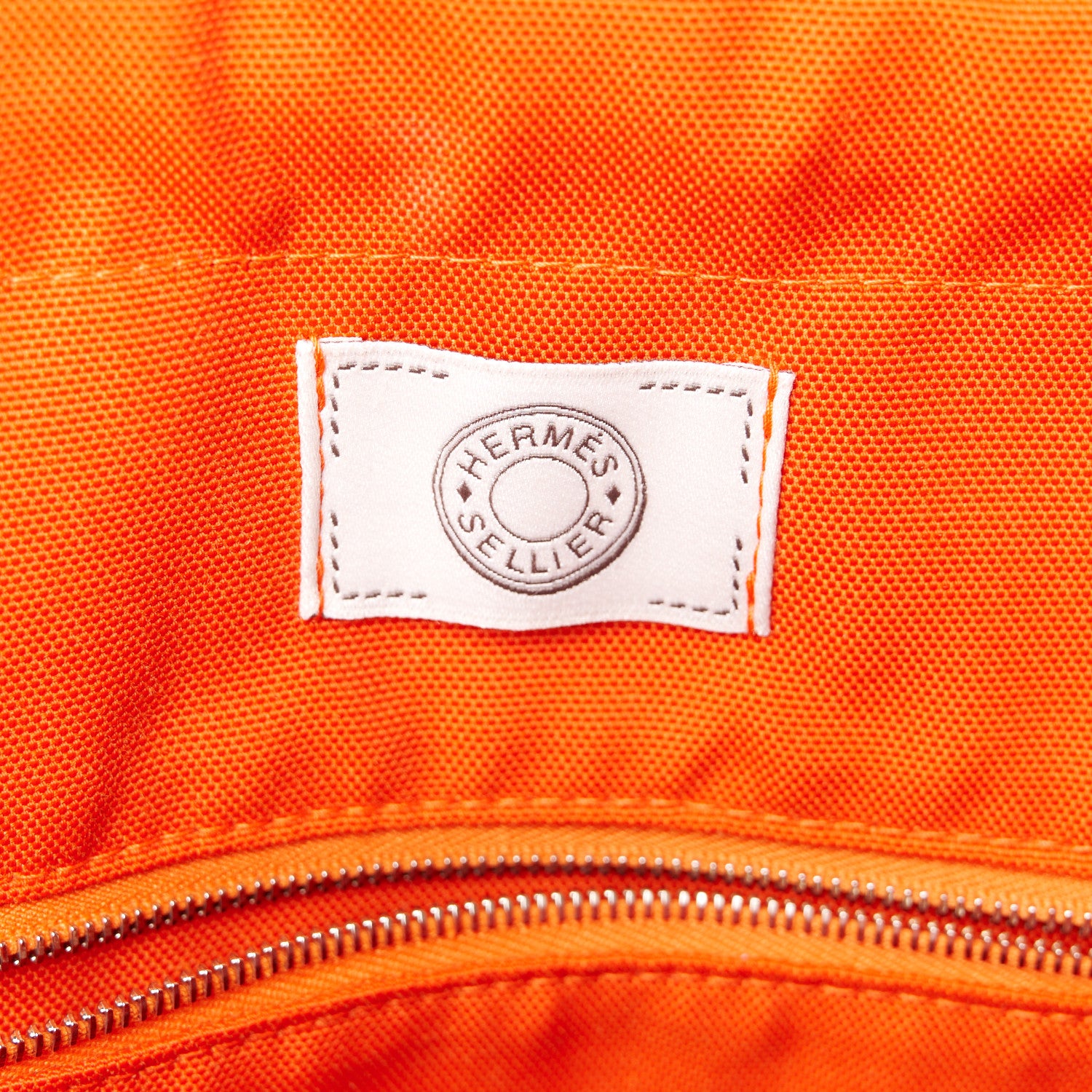 Hermes Toile Sac De Pansage Groom Kaki Feu 8 of 13