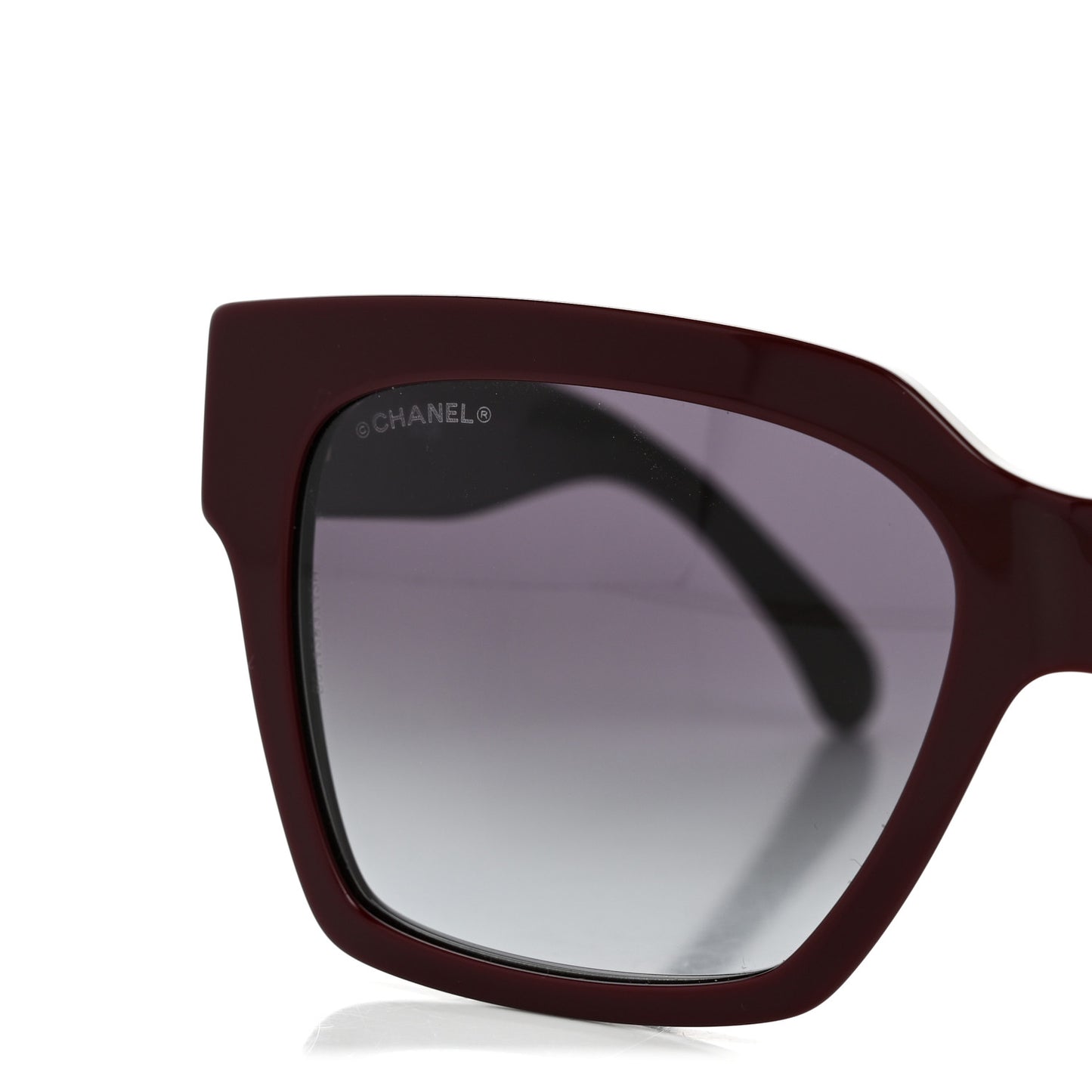 Acetate CC Butterfly Sunglasses 5557-A Burgundy