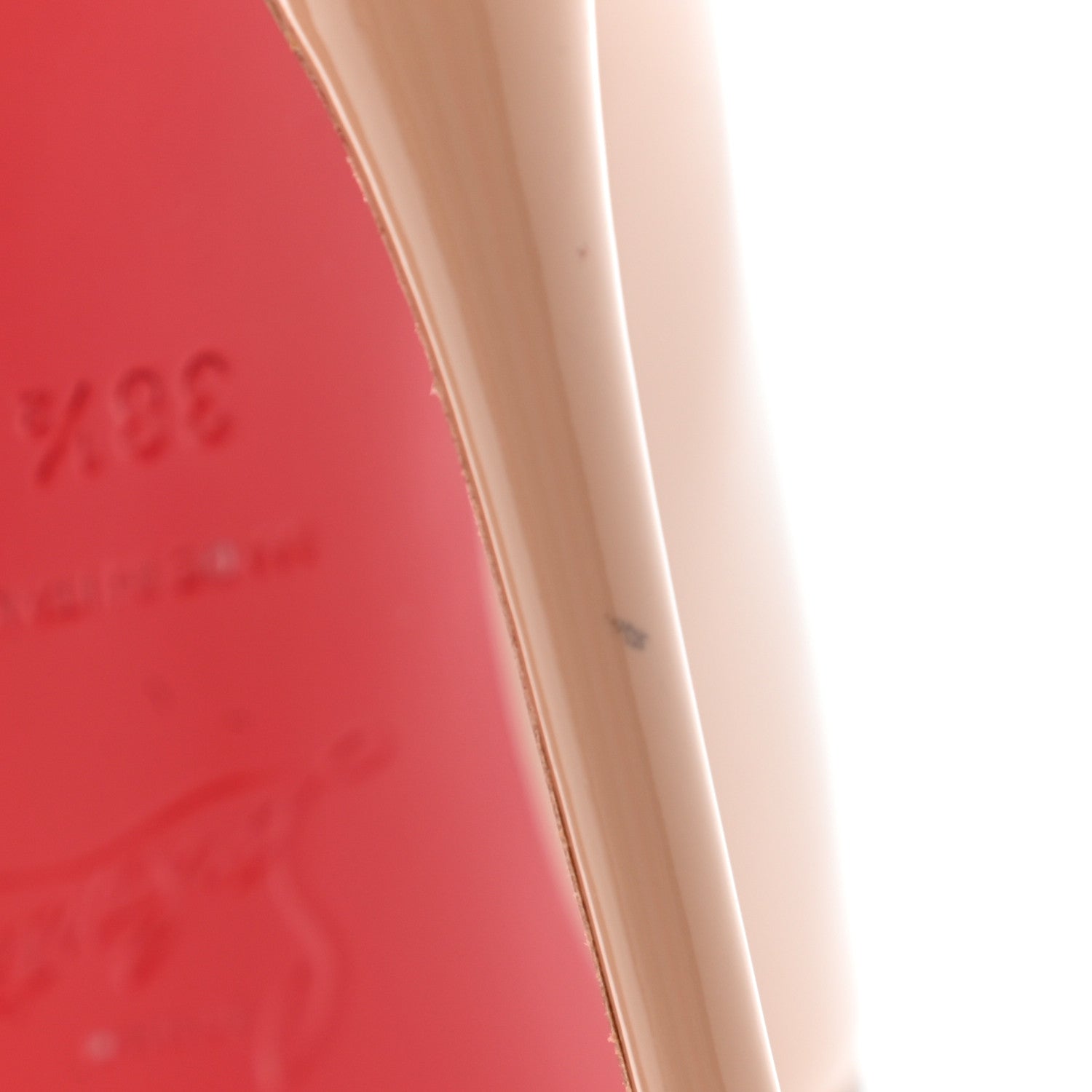 Christian Louboutin Patent So Kate 120 Pumps 38.5 Nude 11 of 12