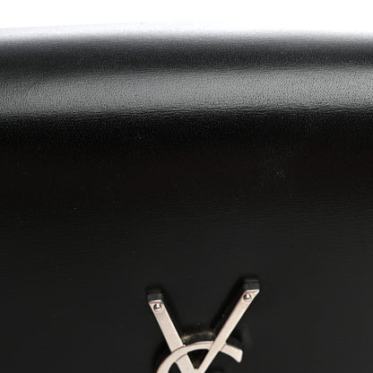 Saint Laurent Box Calfskin Monogram Medium Solferino Satchel Black 10 of 10