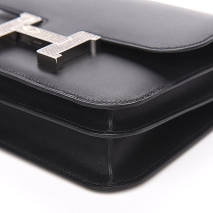 Hermes Veau Monsieur Lizard Constance 18 Black Ombre 9 of 15