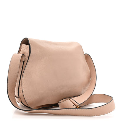 Chloe Calfskin Medium Marcie Saddle Bag Blush 2 of 17