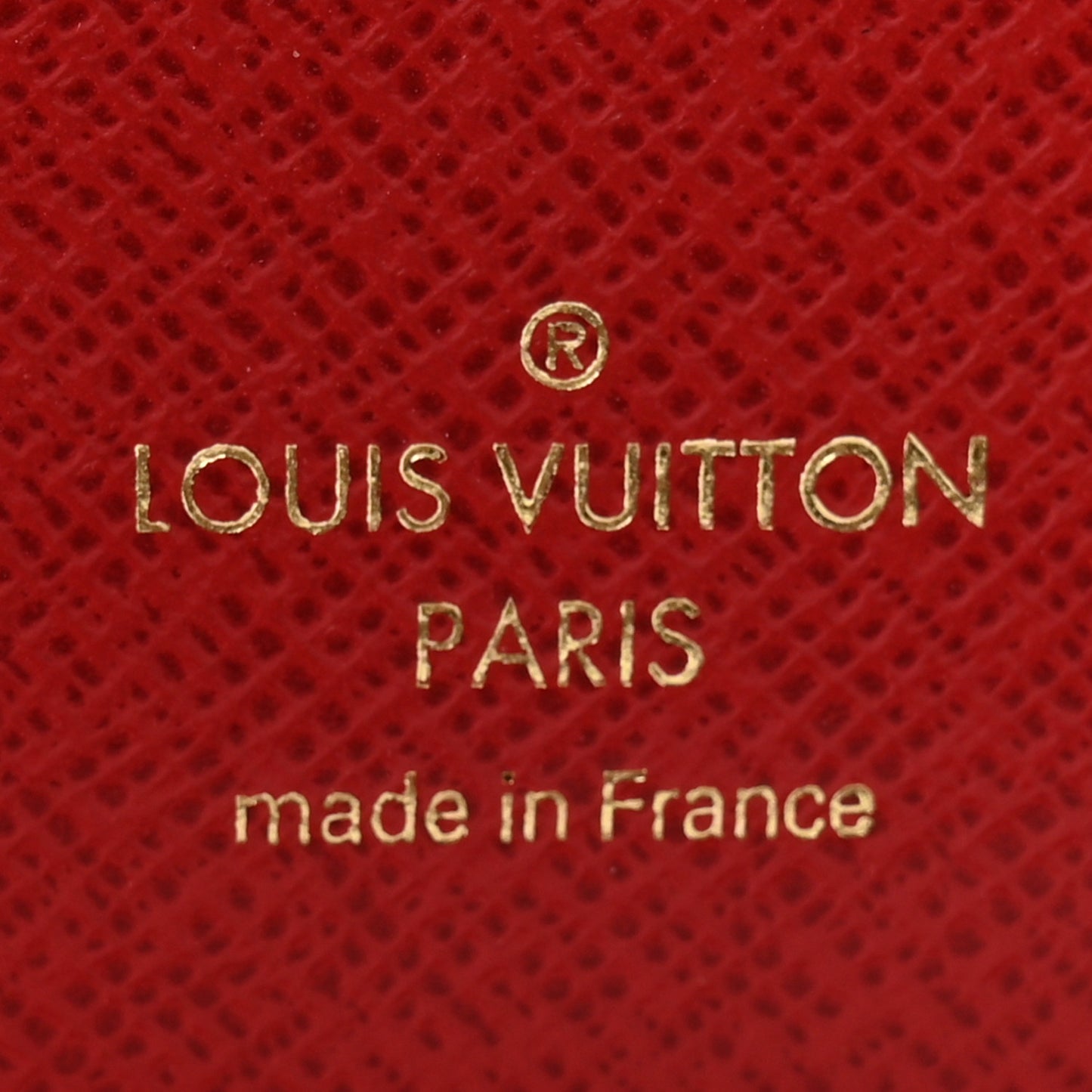 Damier Ebene Victorine Wallet Red