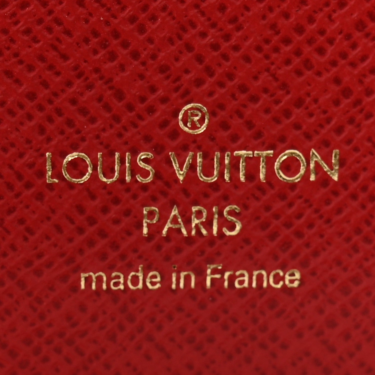 Louis Vuitton Damier Ebene Victorine Wallet Red 6 of 9