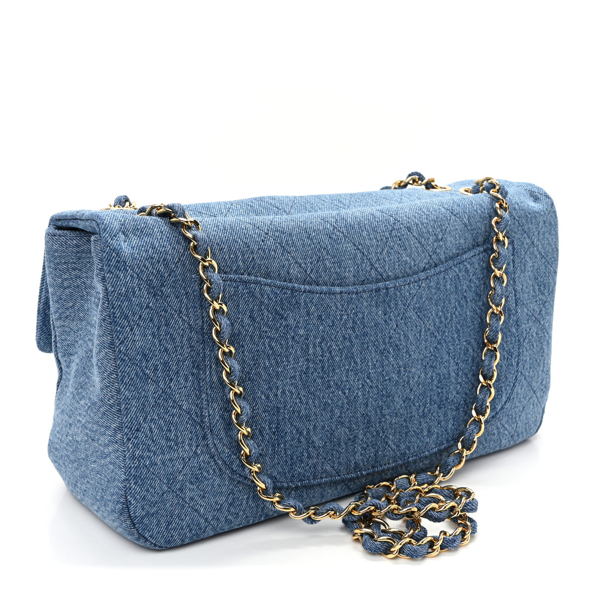 Chanel Denim Small Souplissimo Maxi Flap Blue 3 of 11