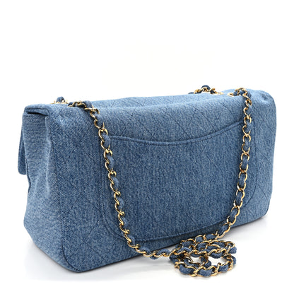 Chanel Denim Small Souplissimo Maxi Flap Blue 3 of 11