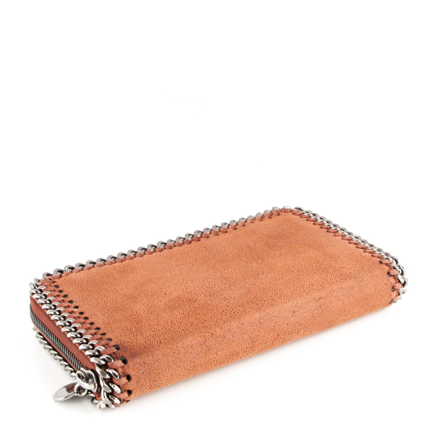 Stella McCartney Shaggy Deer Falabella Zip Around Wallet Brandy 4 of 6
