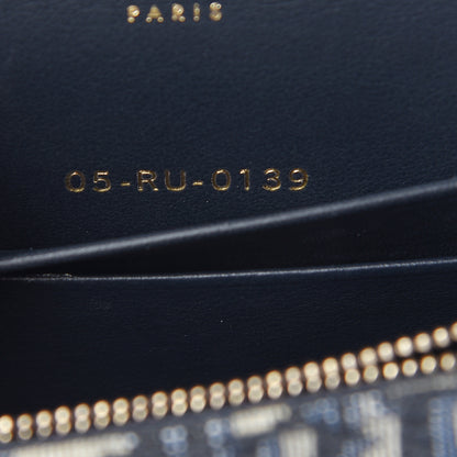Christian Dior Oblique Saddle Belt Bag Blue 7 of 12