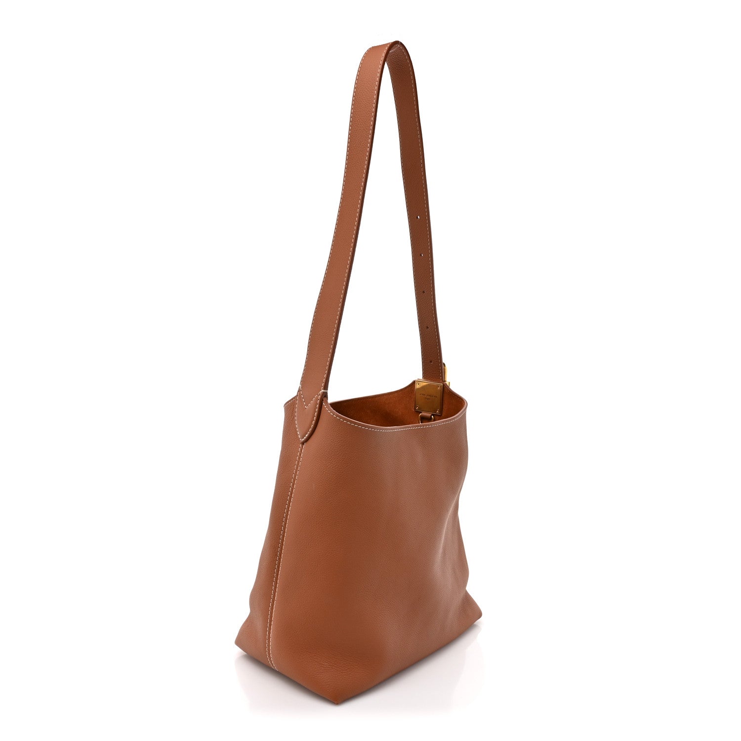 Louis Vuitton Grained Calfskin Low Key Hobo PM Cognac 3 of 12