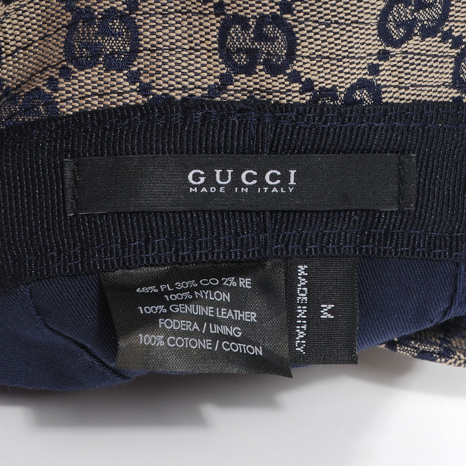 Gucci Monogram Web Bucket Hat Blue Medium 7 of 7