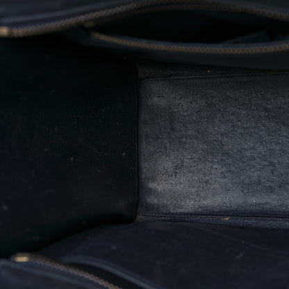 Celine Smooth Calfskin Micro Luggage Ink 10 of 11