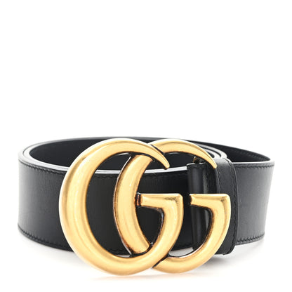 Gucci Calfskin Double G 40mm Belt 75 30 Black 1 of 4