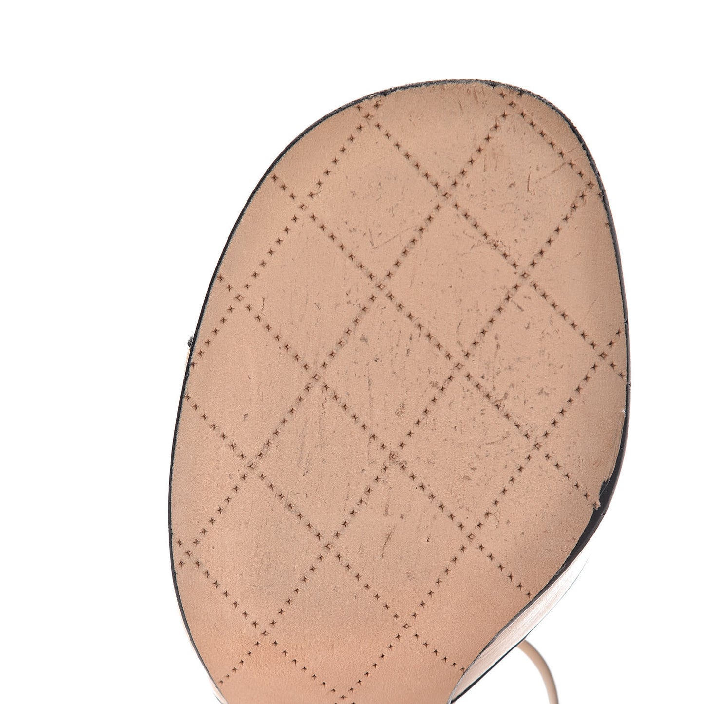 Lambskin Camellia Sandals 37 Beige
