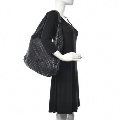 Bottega Veneta Nappa Intrecciato Maxi Veneta Hobo Tourmaline 2 of 12