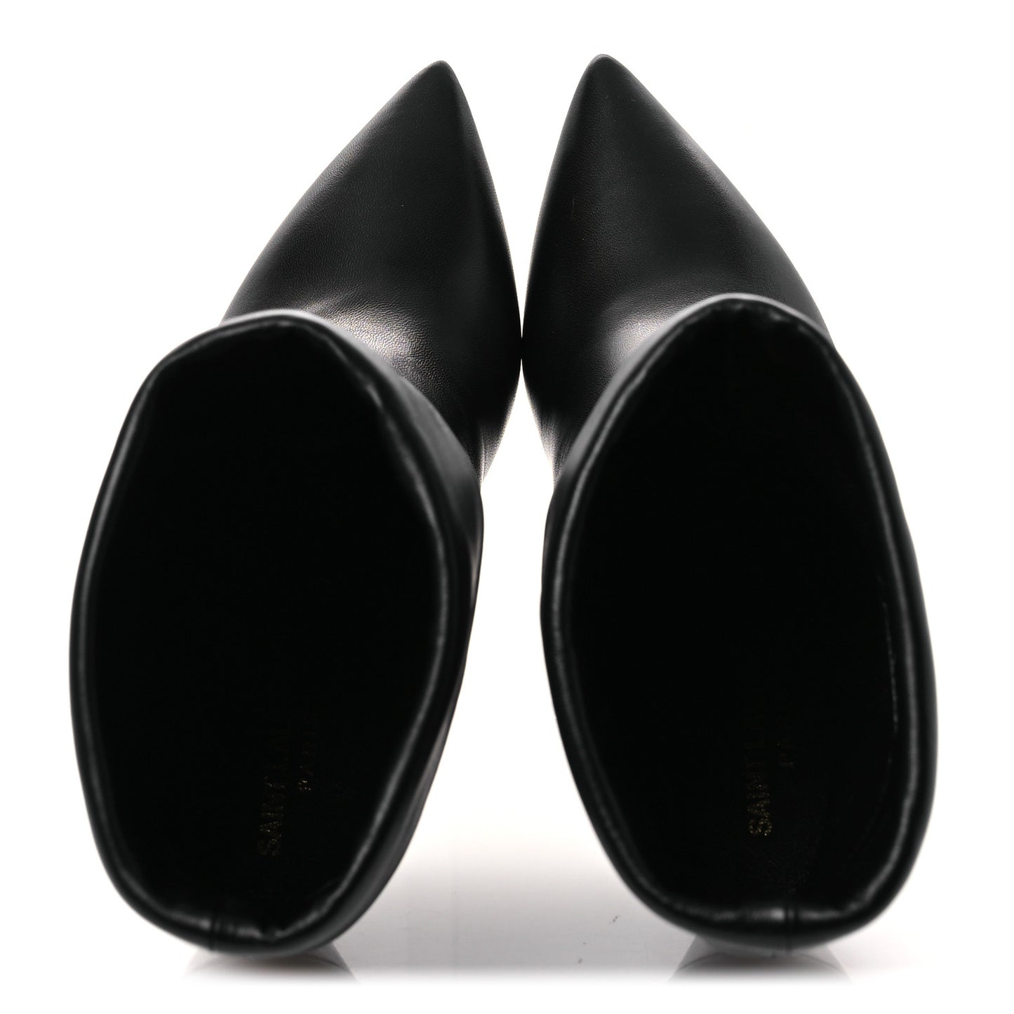 Lambskin Liz 85 Wedge Booties 37.5 Black